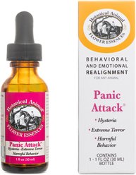 Botanical Animal Flower Essences Panic Attack Calming Pet Supplement, 1-fl oz bottle