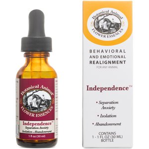 Botanical Animal Flower Essences Independence Calming Pet Supplement, 1-fl oz bottle