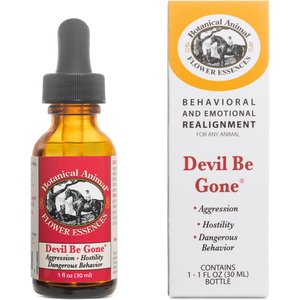 Botanical Animal Flower Essences Devil Be Gone Calming Pet Supplement, 1-fl oz bottle