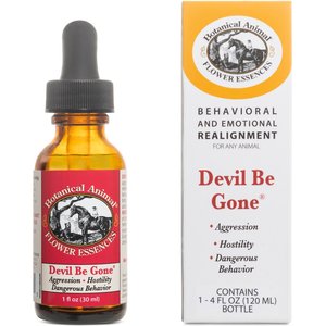 Botanical Animal Flower Essences Devil Be Gone Calming Pet Supplement, 4-fl oz bottle