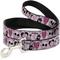 Show in main carousel: Buckle-Down Disney The Nightmare Before Christmas Jack & Sally Doodles Polyester Dog Leash, Pink, 4-ft long, 1-in wide slide 1 of 6