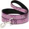 Show in main carousel: Buckle-Down Disney Winnie The Pooh Piglet Expression Stripe Polyester Dog Leash, Pink, 4-ft long, 1-in wide slide 1 of 7