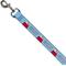 Show in main carousel: Buckle-Down Peanuts Snoopy & Woodstock Dog House Pose & Text Polyester Dog Leash, Sky Blue, 4-ft long, 1-in wide slide 3 of 7