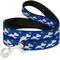 Show in main carousel: Buckle-Down Peanuts Snoopy Running & Woodstock Pose Polyester Dog Leash, Blue, 4-ft long, 1-in wide slide 1 of 6