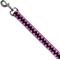 Show in main carousel: Buckle-Down Peanuts Charlie Brown Zig Zag Stripe Polyester Dog Leash, Pink/Black, 4-ft long, 1-in wide slide 2 of 6