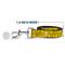 Show in main carousel: Buckle-Down Peanuts Snoopy Smiling Pose Paw Print Polyester Dog Leash, Yellow/Black/White, 4-ft Long, 1-in wide slide 5 of 6