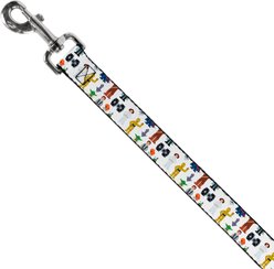 Buckle-Down Star Wars Classic Characters & Icons Collage Polyester Dog Leash, White, 4-ft long, 1-in wide slide 2 of 6