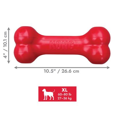 Show full view: KONG Classic Goodie Bone Dog Toy, X-Large slide 3 of 12
