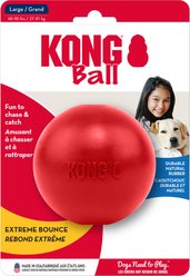 KONG Ball Dog Toy, Red, Large slide 2 of 9