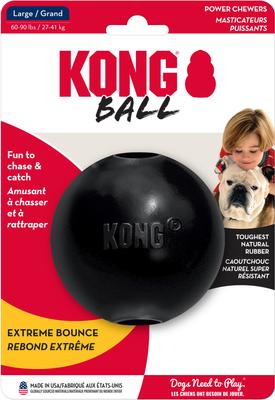 Show full view: KONG Extreme Ball Dog Toy, Black, Large slide 4 of 12