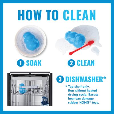 Show full view: KONG Puppy Binkie Chew Dog Toy, Blue, Small slide 7 of 12