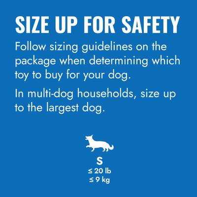 Show full view: KONG Puppy Goodie Bone Dog Toy, Small, Blue slide 6 of 13