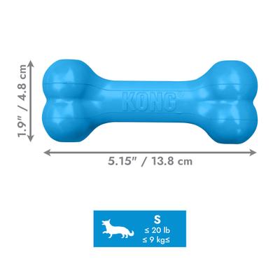 Show full view: KONG Puppy Goodie Bone Dog Toy, Small, Blue slide 4 of 13