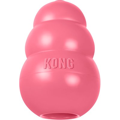 KONG KONG Puppy Chew Dog Toy, Pink, Medium