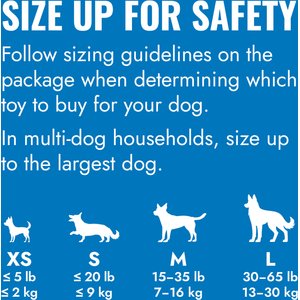 KONG Puppy Chew Dog Toy, Blue, Small
