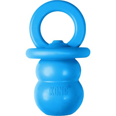 KONG KONG Puppy Binkie Chew Dog Toy, Blue, Medium