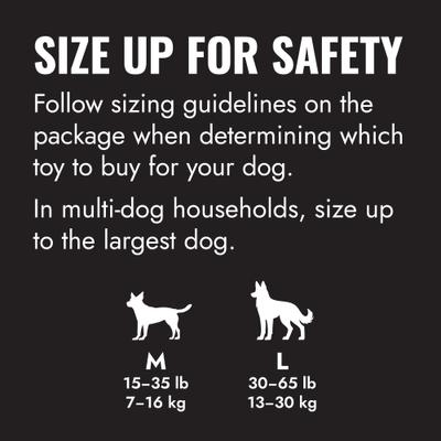 Show full view: KONG Extreme Goodie Ribbon Dog Chew Toy, Large slide 6 of 12