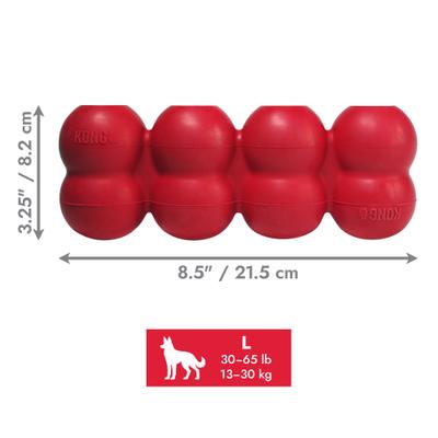 Show full view: KONG Goodie Ribbon Dog Toy, Red, Large slide 3 of 11