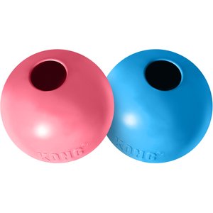KONG Stuffable Puppy Ball Dog Toy, Color Varies, Small