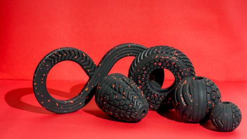 Show full view: Chew King by Mammoth Supreme Tough Fetch Ball Dog Toy, Black & Red, Small: 2.5-in slide 8 of 10