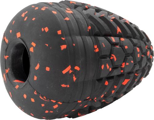 Show full view: Chew King by Mammoth Supreme Tough Treater Treat Dispensing Dog Toy, Black & Red, Medium slide 2 of 11