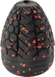 Chew King by Mammoth Supreme Tough Treater Treat Dispensing Dog Toy, Black & Red, Medium