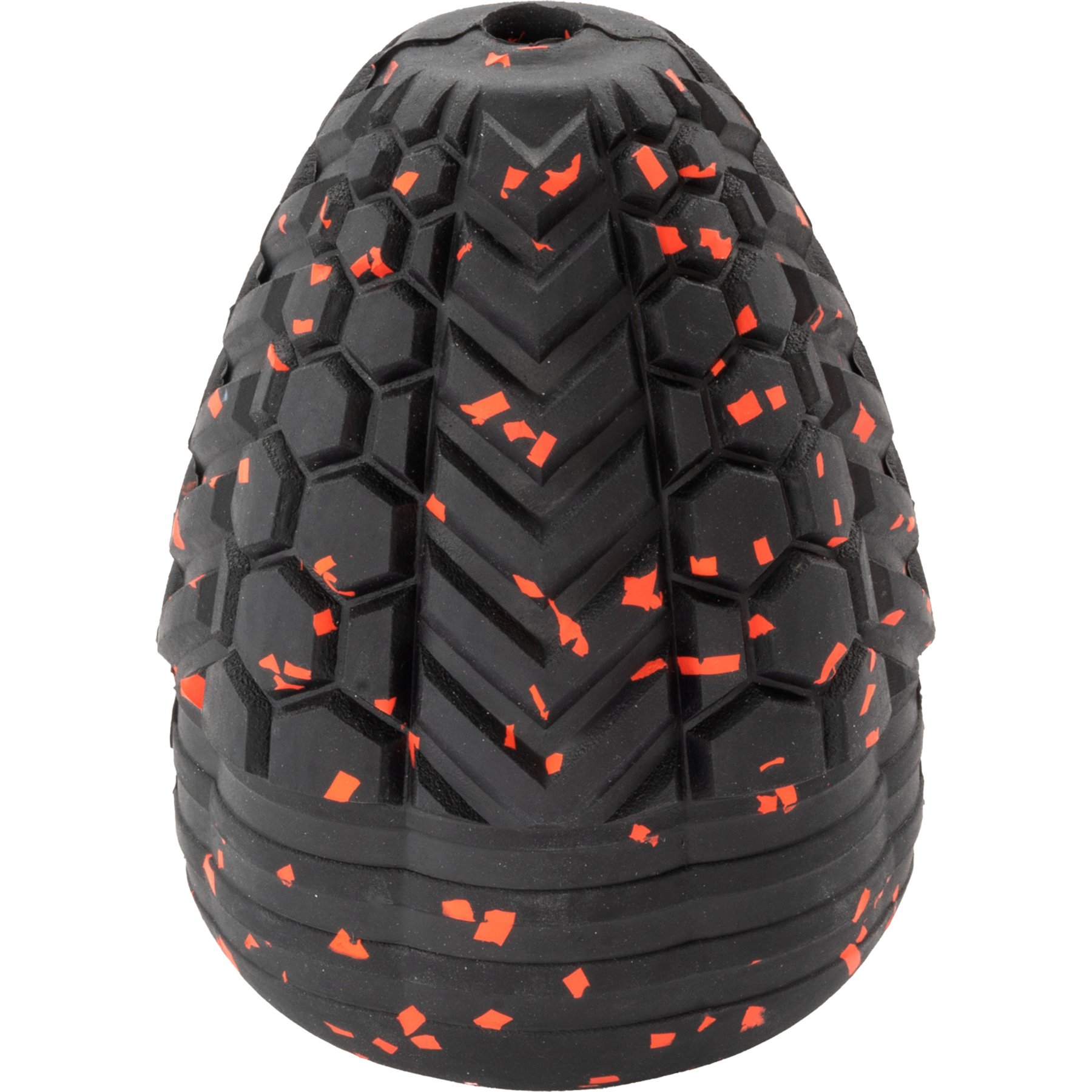 Chew King by Mammoth Supreme Tough Treater Treat Dispensing Dog Toy, Black & Red, Medium