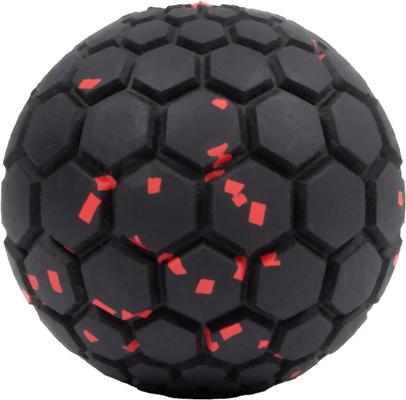 Show full view: Chew King by Mammoth Supreme Tough Fetch Ball Dog Toy, Black & Red, Medium: 3-in slide 3 of 10