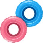 KONG Puppy Tires Dog Toy, Color Varies, Small