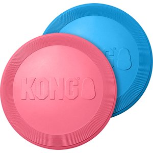 KONG Puppy Flyer Dog Toy, Color Varies