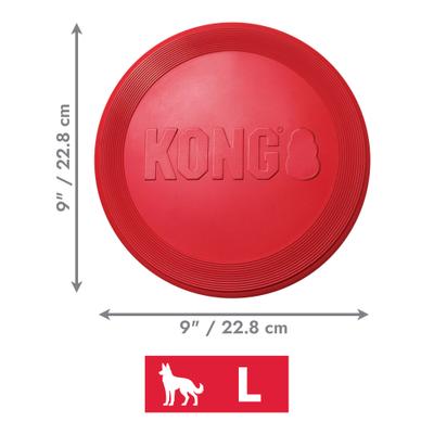 Show full view: KONG Classic Flyer Dog Toy, Large slide 4 of 13