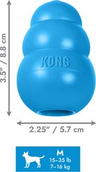 KONG Puppy Chew Dog Toy, Blue, Medium slide 2 of 9