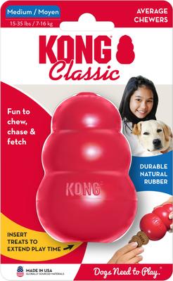 Show full view: KONG Classic Dog Toy, Medium slide 4 of 12