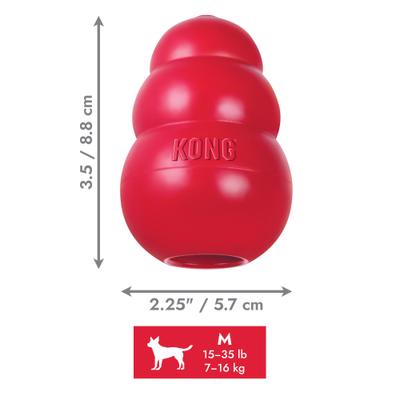 Show full view: KONG Classic Dog Toy, Medium slide 3 of 12
