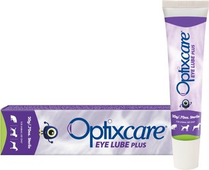 Optixcare Dog & Cat Eye Lube Plus Lubricating Gel, 0.70-oz tube