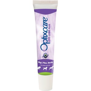 Optixcare Dog & Cat Eye Lube Plus Lubricating Gel, 0.70-oz tube