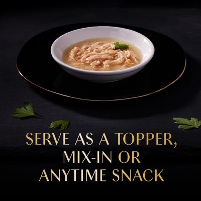 Show full view: Sheba Selections Filets in Broth Chicken Recipe Grain-Free Cat Meal Complement, 1.3-oz tray, case of 12 slide 6 of 11