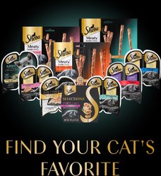 Sheba Selections Filets in Broth Chicken with Tuna & Chicken with Shrimp Variety Pack Grain-Free Cat Meal Complement, 1.3-oz tray, case of 24 slide 2 of 8