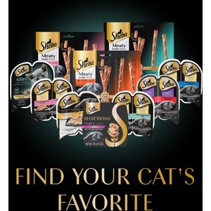 Sheba Selections Filets in Broth Chicken with Tuna & Chicken with Shrimp Variety Pack Grain-Free Cat Meal Complement, 1.3-oz tray, case of 24
