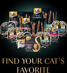 Sheba Selections Filets in Broth Chicken & Chicken with Tuna Variety Pack Grain-Free Cat Meal Complement, 1.3-oz tray, case of 8 slide 2 of 9