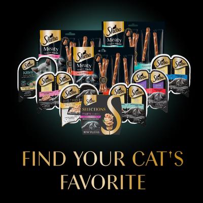 Show full view: Sheba Selections Filets in Broth Chicken & Chicken with Tuna Variety Pack Grain-Free Cat Meal Complement, 1.3-oz tray, case of 8 slide 10 of 11