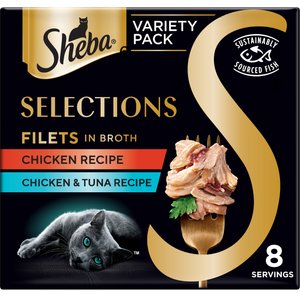 Friskies Lil' Soups with Skipjack Tuna in a Velvety Tuna Broth Senior Formula Lickable Cat Food Topper