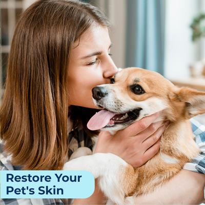 Show full view: Replenish Aloe & Oatmeal Dry Flaky Skin Treatment Dog Shampoo, Pina Colada Scent, 12-fl oz bottle slide 2 of 9