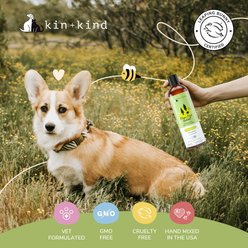 kin+kind Flea & Tick Dog & Cat Shampoo, Lemongrass Scent, 12-fl oz bottle slide 2 of 9