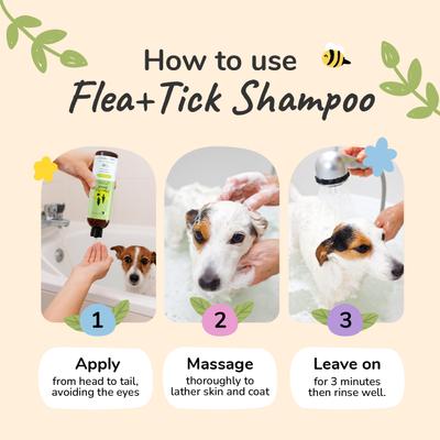 Show full view: kin+kind Flea & Tick Dog & Cat Shampoo, Lemongrass Scent, 12-fl oz bottle slide 6 of 11