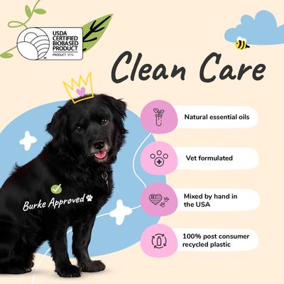 Show full view: kin+kind Flea+Tick Lemongrass Spray & Shampoo Maximum Protection Set for Dogs & Cats, 12-fl oz bottle slide 3 of 11