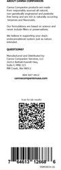CANNA COMPANION Whole Plant Full Spectrum Hemp Extract Oil Liquid Calming Supplement for Small & Medium Dogs, 30-mL bottle slide 2 of 4