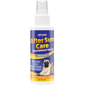 Epi-Pet After Sun Care Unscented Dog & Cat Nourishment Spray, Blue/Orange/White, 4-fl oz bottle