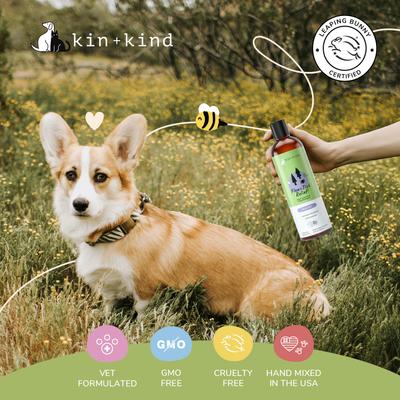 Show full view: kin+kind Flea+Tick Lavender Dog Shampoo, 12-fl oz bottle slide 9 of 11