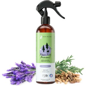 kin+kind Flea+Tick Protect Lavender Dog Spray, 12-fl oz bottle